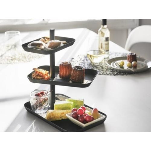 Yamazaki - Etagère 3 lagen - Tower - Zwart