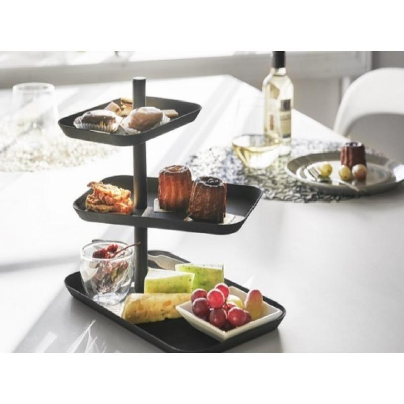 Yamazaki - Etagère 3 lagen - Tower - Zwart