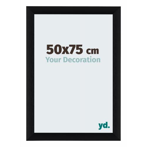 Fotolijst 50x100 cm - Zwart Geborsteld - Aluminium - Tucson