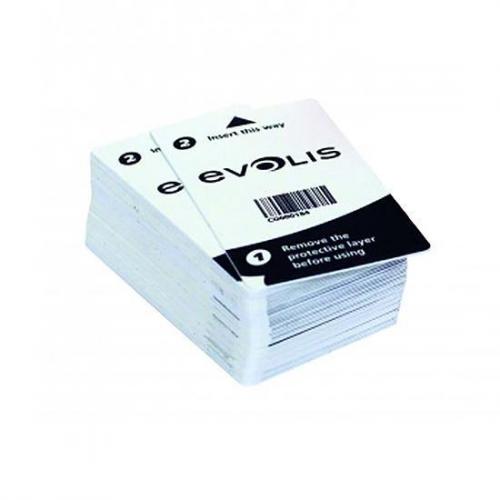 Klevende reinigingskaarten Evolis prijskaartprinters (2st)