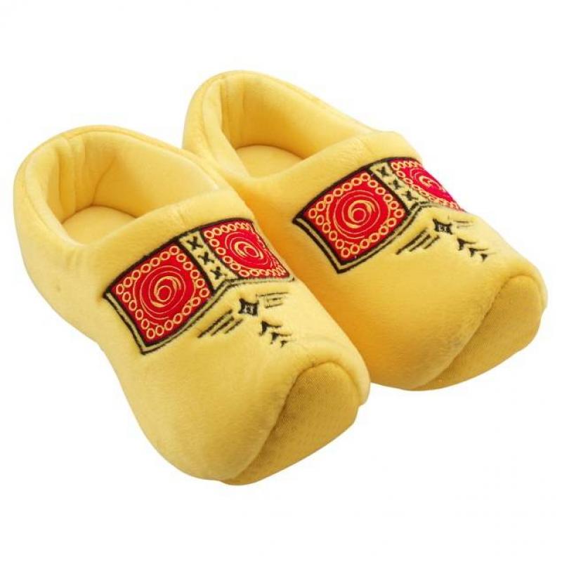 Nijhuis pantoffel klompen traditioneel geel