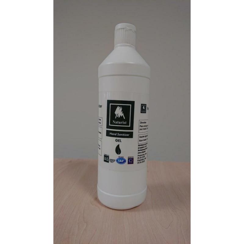 Naturist hand gel 70% alcohol 1000 ML 10 flessen
