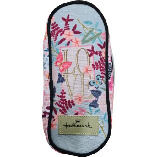 Hallmark etui Love meisjes 6 x 23 x 10 cm lichtblauw/roze