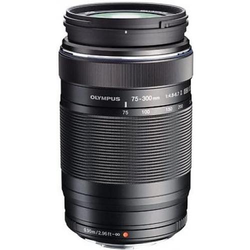 Olympus 75-300 mm F4.8-6.7 ED II 58 mm filter (geschikt voor Micro Four Thirds) zwart