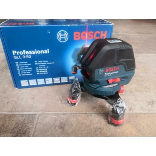 Bosch blauw GLL 3-50 kruislijnlaser met 3 lijnen - NIEUW
