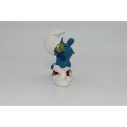 Smurf Schleich telefoon vintage 1980 cadeautip