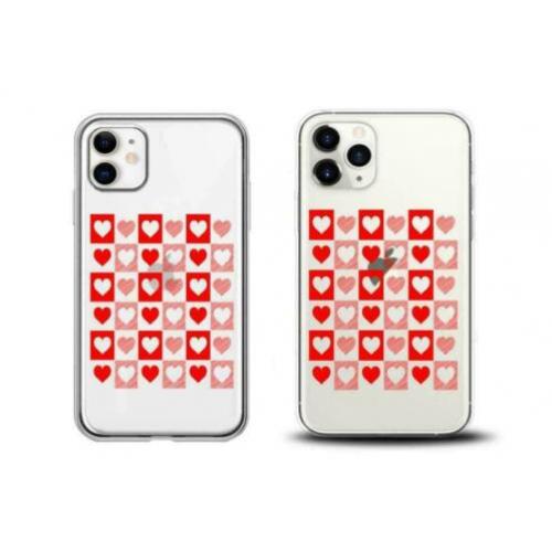 Apple Iphone 11/11Pro/11ProMax Telefoonhoesjes met hartjes ❤