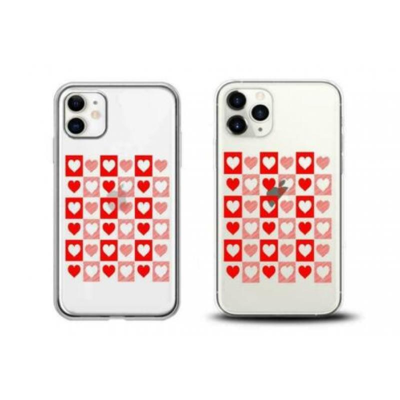 Apple Iphone 11/11Pro/11ProMax Telefoonhoesjes met hartjes ❤