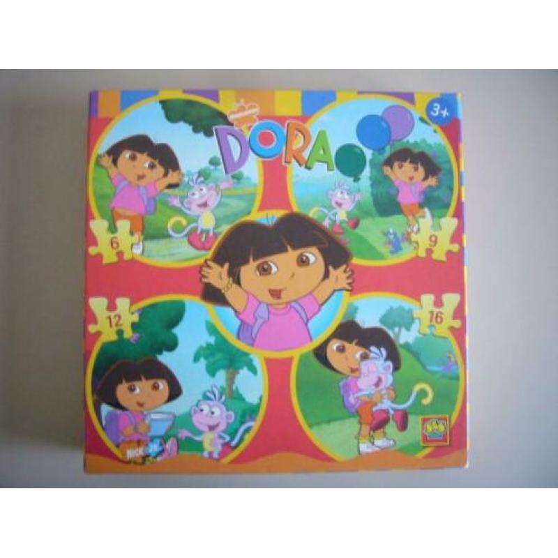 2 dozen met puzzels: Dora + Winnie the Pooh vanaf 3 jaar