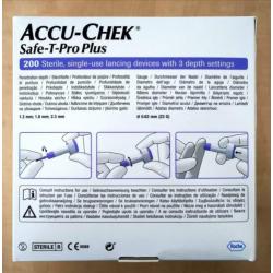 Accu-Chek Safe-T-Pro Plus Veiligheids Lancetten (200 st)