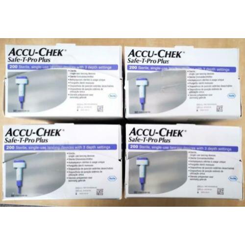 Accu-Chek Safe-T-Pro Plus Veiligheids Lancetten (200 st)