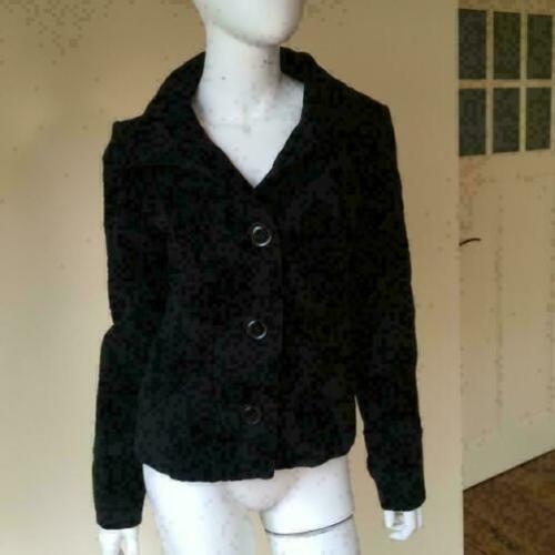 3999 Gloednieuw zwart kort winterjas blazer VERO MODA; Mt=M
