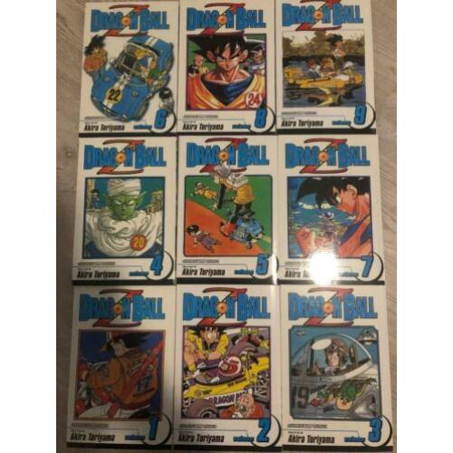 Dragon ball z manga 1-9