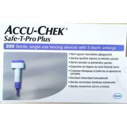 Accu-Chek Safe-T-Pro Plus Veiligheids Lancetten (200 st)