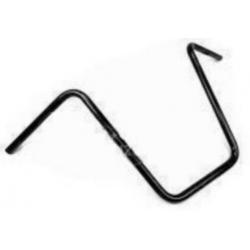 HD Ape hanger High 25,4mm zwart dimpels (1 inch)