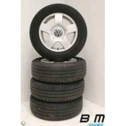 Org 15 inch lichtmetalen velgen + banden VW Golf 4 / Bora