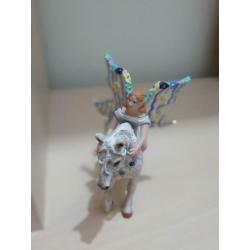 Schleich elf met wit paard 2007