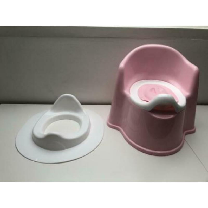 Potje roze en wc verkleiner