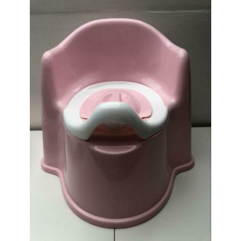 Potje roze en wc verkleiner