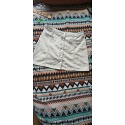 Rok ribstof (retro) maat 42