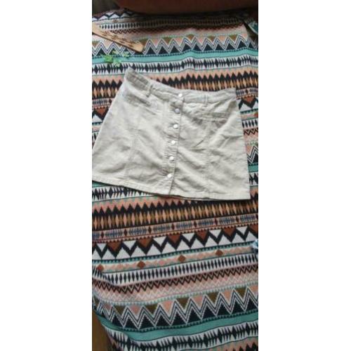Rok ribstof (retro) maat 42