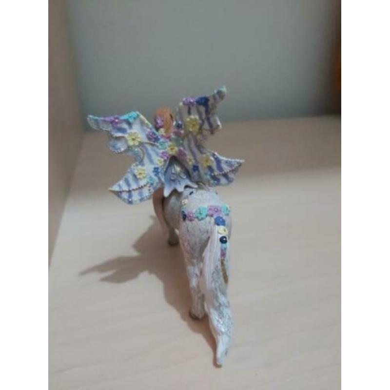Schleich elf met wit paard 2007
