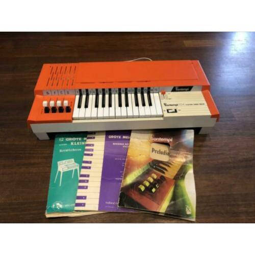 Retro / vintage keyboard luchtorgel van Bontempi 104