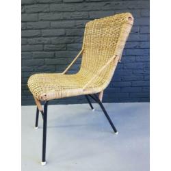 Rohé Noordwolde rotan stoel 1 (Nederland – jaren ’60)