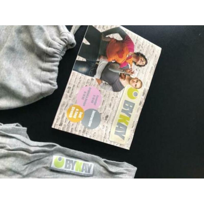 ByKay draagdoek grijs voor baby tot 10kg