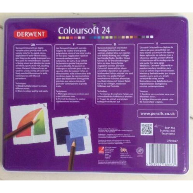 Derwent coloursoft 24