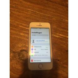 iPhone 5s 16gb met hoesje