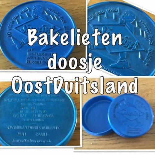 Blikje bakeliet OostDuitsland