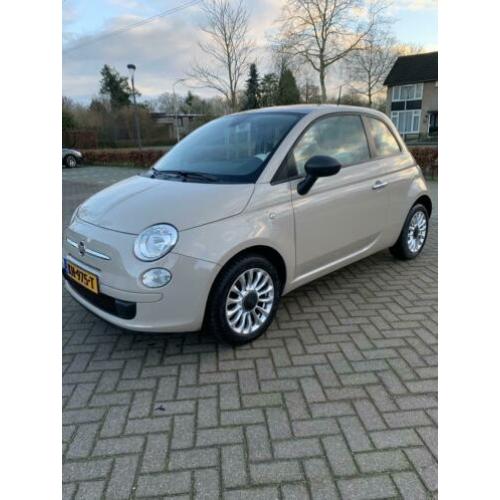 Fiat 500 1.2 Lounge Panoramadak speciale kleur CAPPUCCINO!!