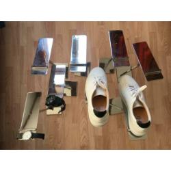 Plateaus voor schoenen/verchroomd