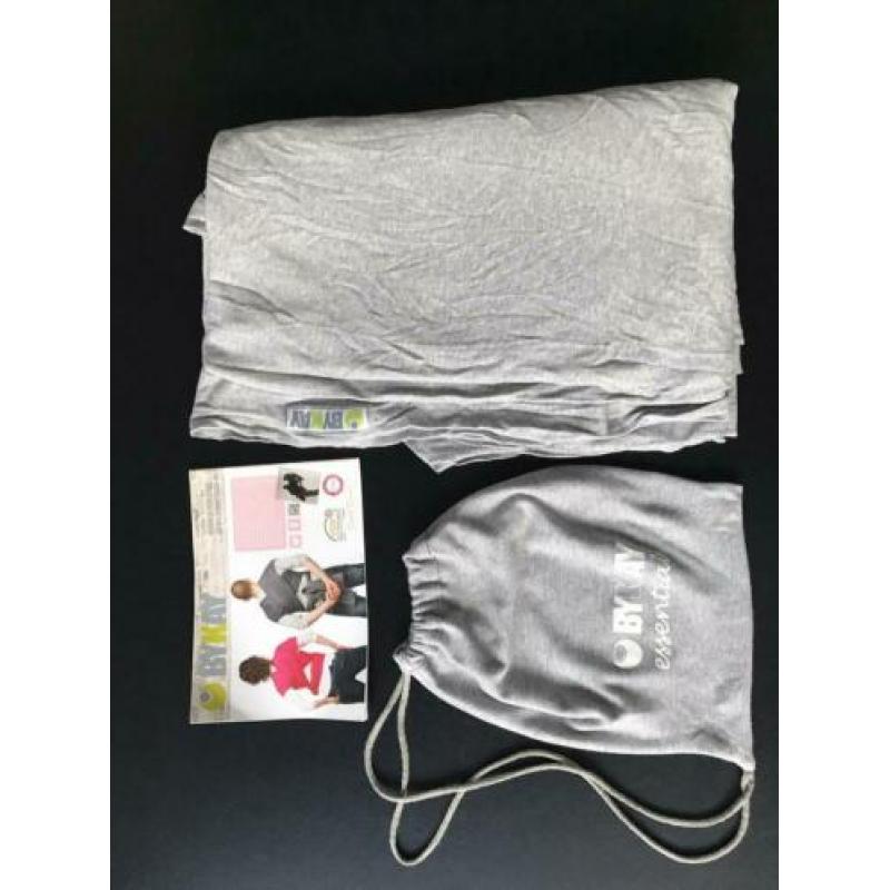 ByKay draagdoek grijs voor baby tot 10kg