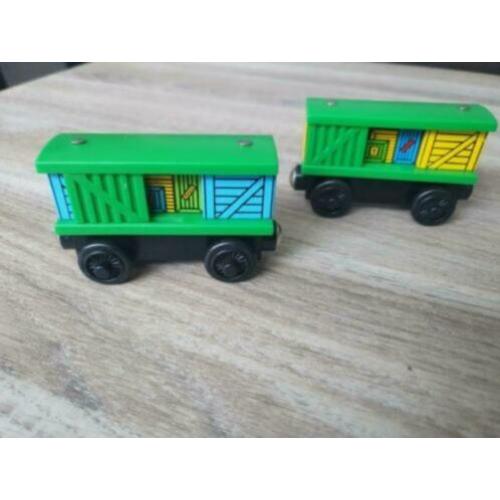 thomas de trein hout set wagonnen