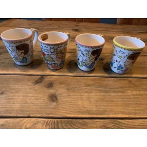 Te koop: 4 Blond Amsterdam Mokken (Small Talk serie) 0,35L