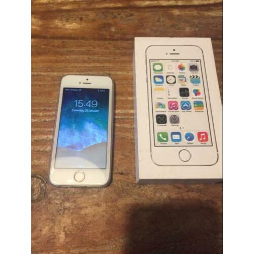 iPhone 5s 16gb met hoesje