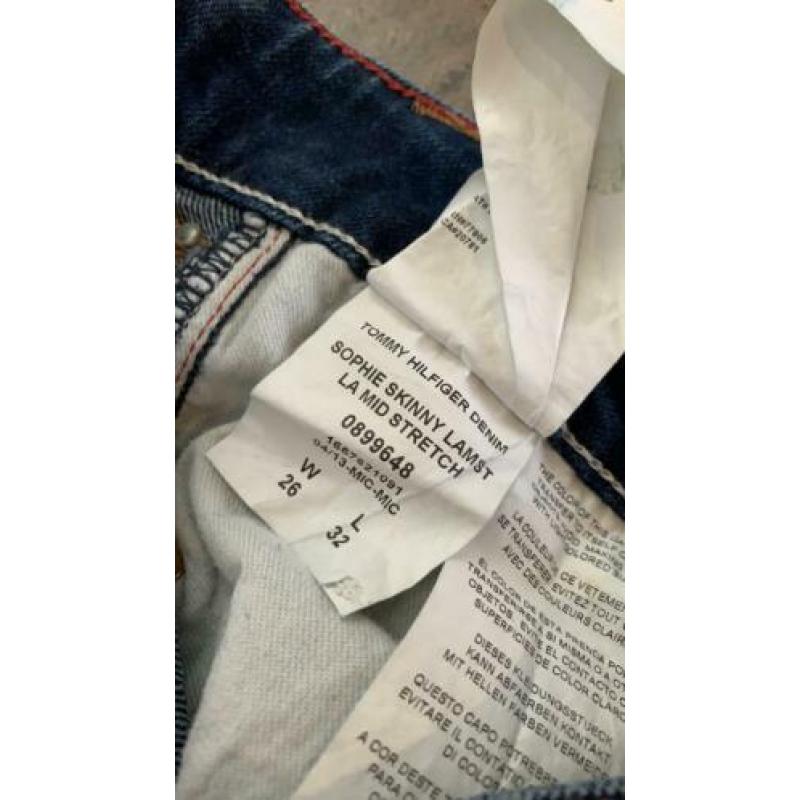 Tommy Hilfiger jeans spijkerbroek blauw maat 26/32