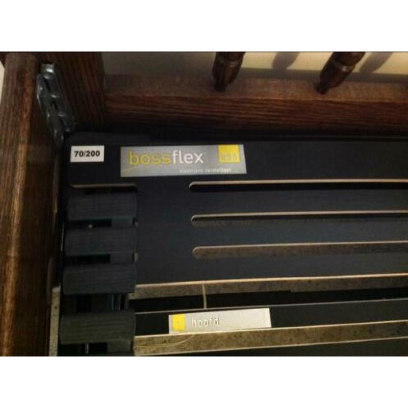 2 persoons ombouw bed "eiken".