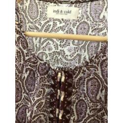 Indy&Cold dames top viscose maat S zonder mouw