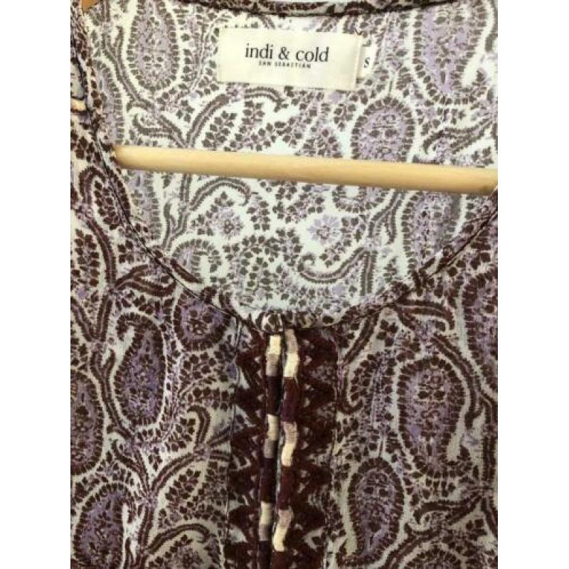 Indy&Cold dames top viscose maat S zonder mouw