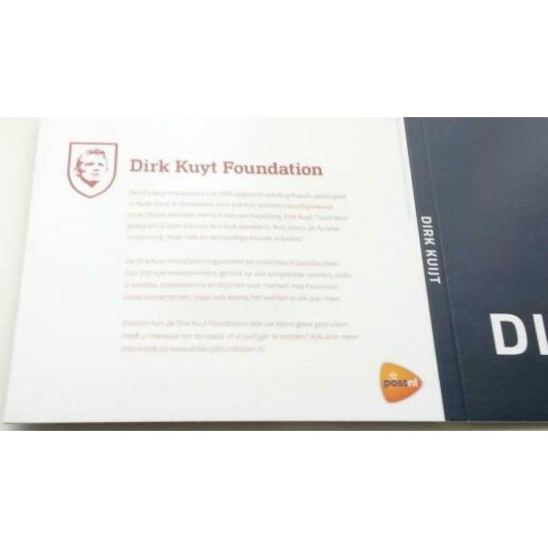 Zilveren postzegel Dirk Kuijt