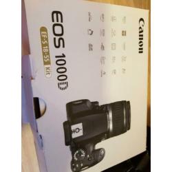Canon camera EOS 1000D (spiegelreflexcamera)