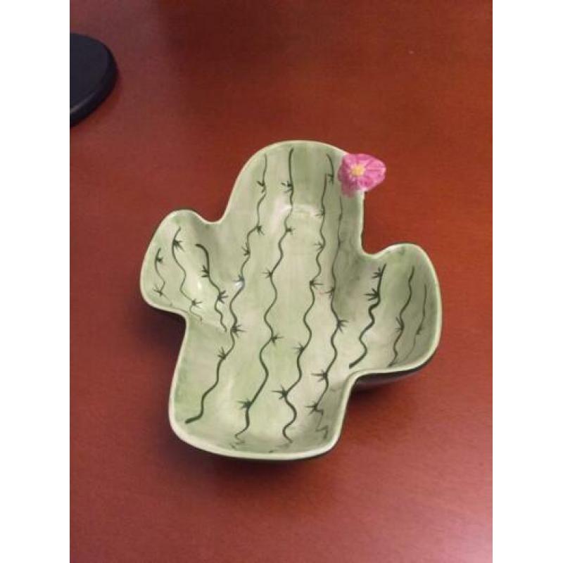 Schaal - schaaltje: dipsaus, salsa, etc! *CLAY ART*- Cactus