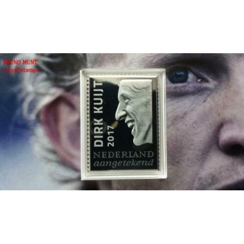 Zilveren postzegel Dirk Kuijt