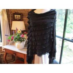 mj/ NIEUW! CAPE/PONCHO/allemaal laagjes one size