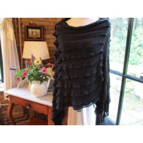 mj/ NIEUW! CAPE/PONCHO/allemaal laagjes one size