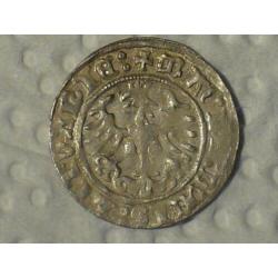 Prachtige zilveren middeleeuwse halve gross 1513.Bodemvondst