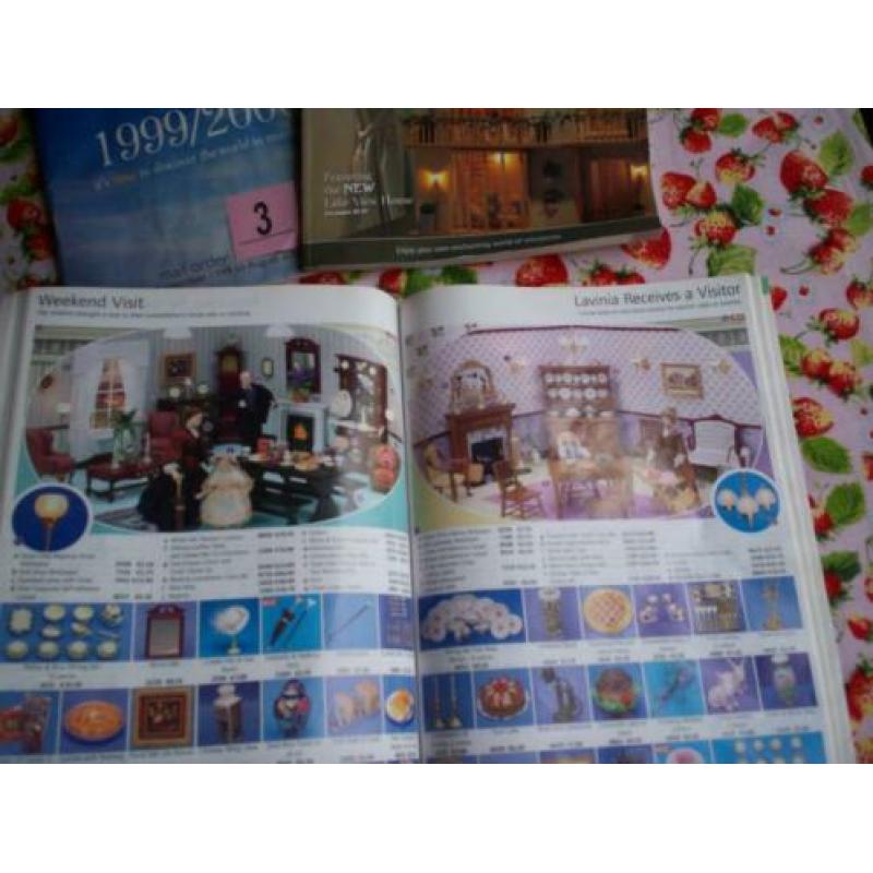 Euromini's poppenhuizen meubels popjes catalogus 4 stuks
